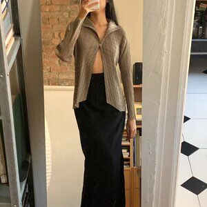 Issey Miyake Pleats Please Cardigan